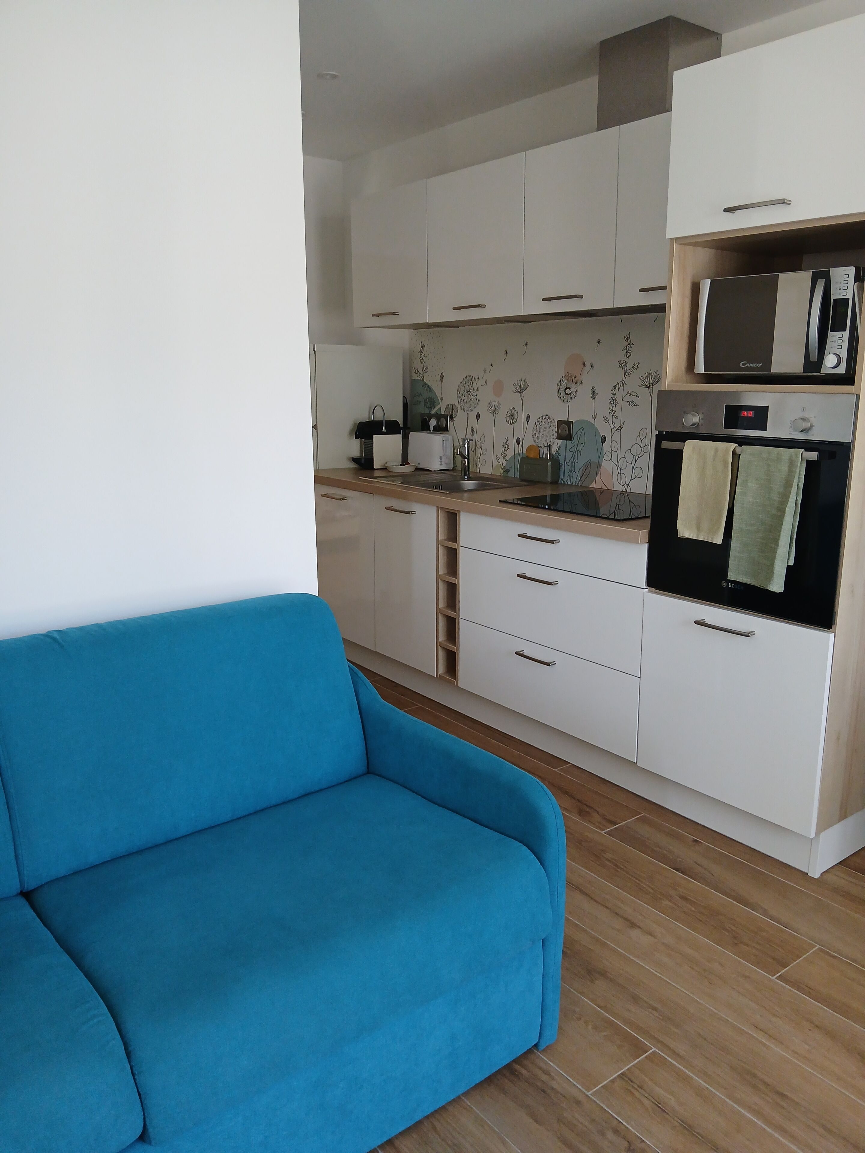 TV, DVD player, books