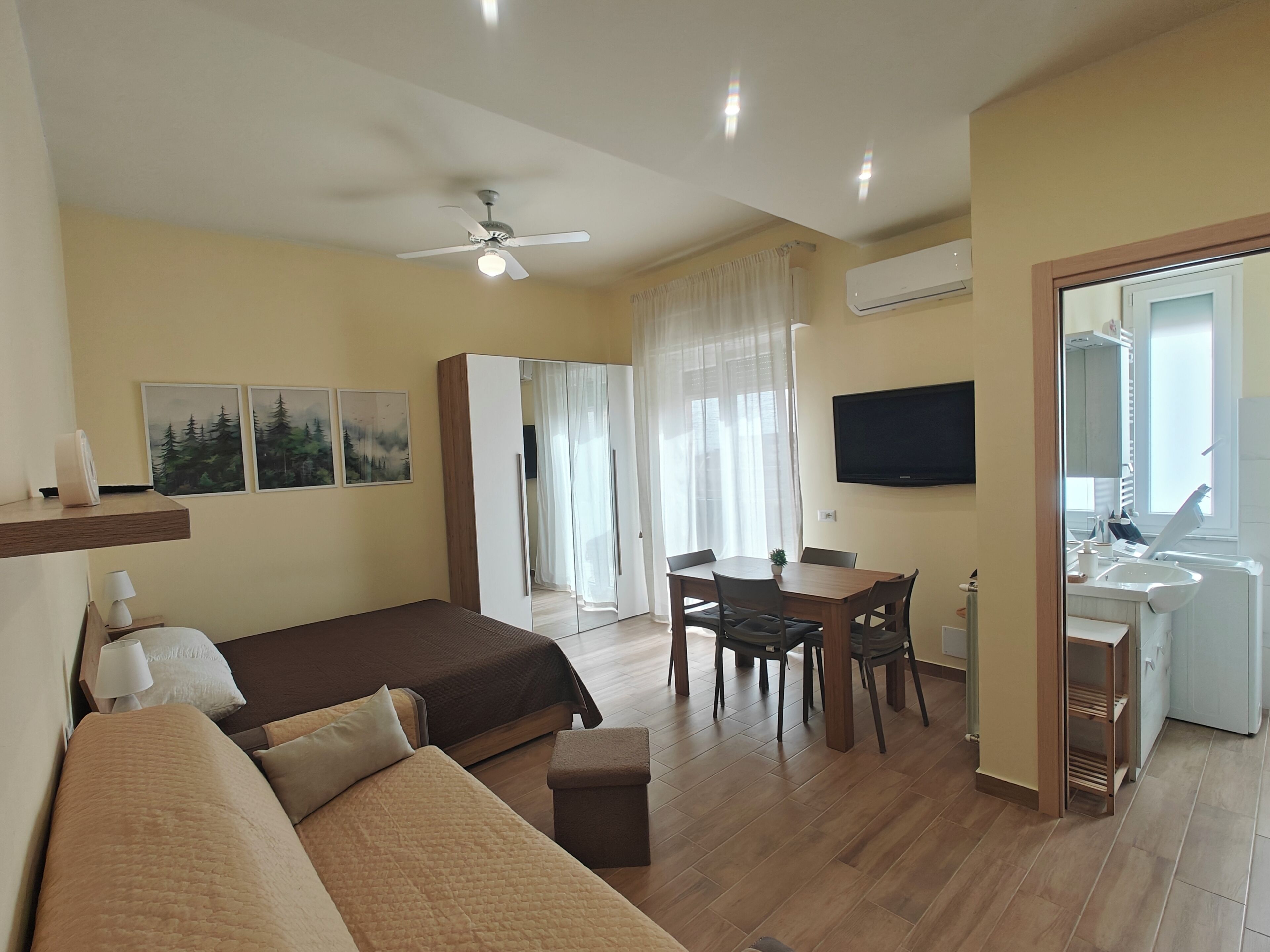 Terrae Balcony (Central Sicily Loft) Modern, High-tech Studio Apartment In Caltanissetta. - Caltanissetta