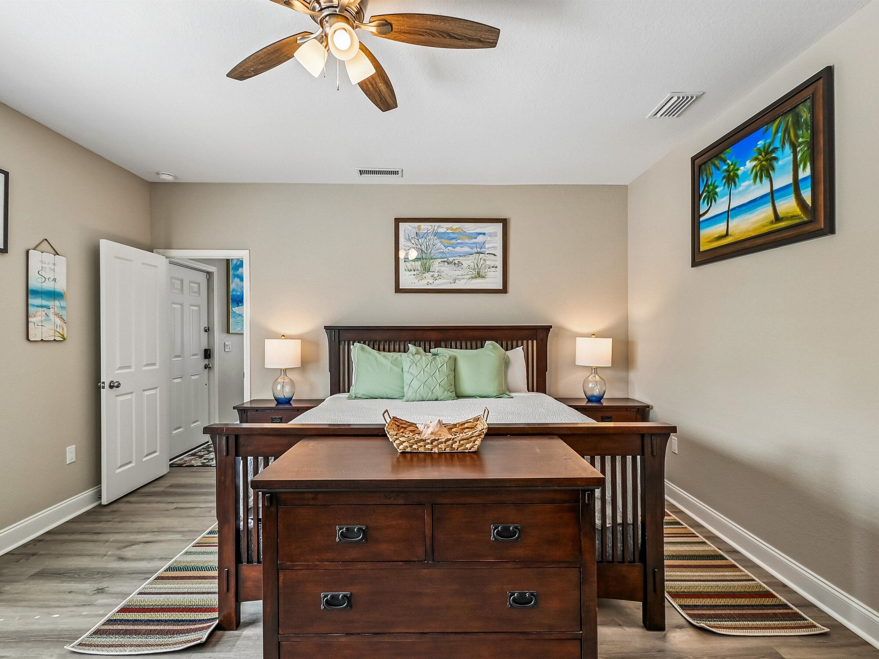 Primary Bedroom - King Bed - First Floor