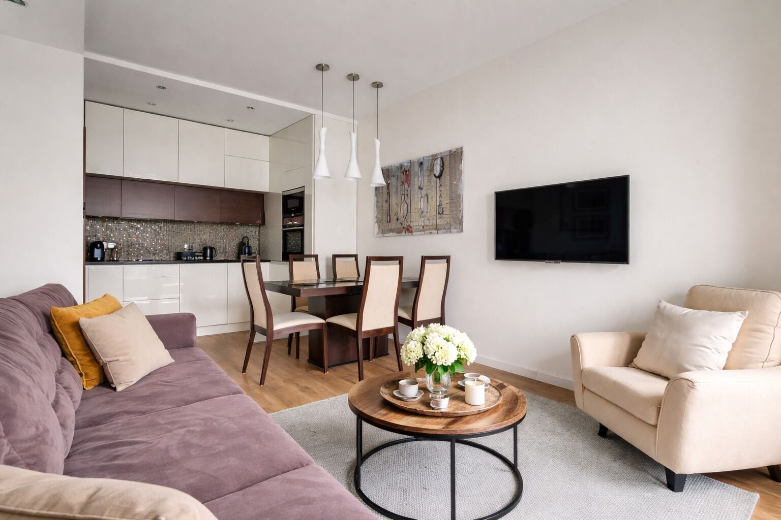 Superior Apartment, Balcony, City View | Living area