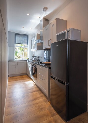 Cosy former converted bank in heart of a busy working fishing village.