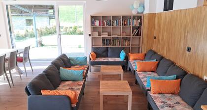 Chalet Dumbria Dolomites—be our exclusive guests—for up to 17 people