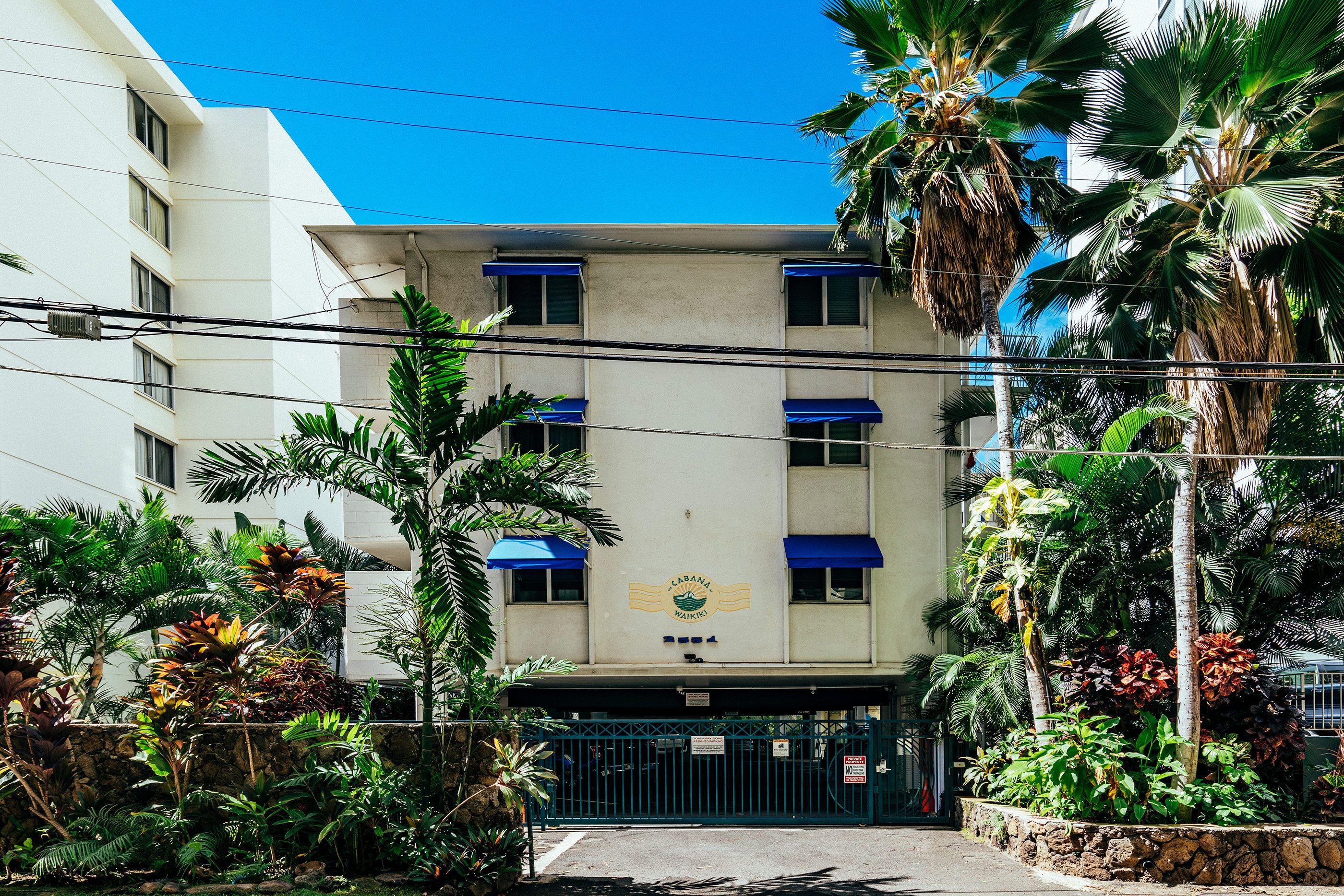 A building with a sign reading "LABANA AIRPORT".