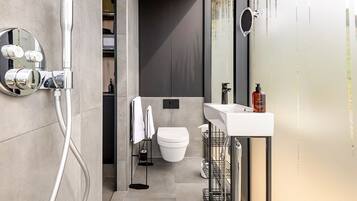 Hair dryer, towels
