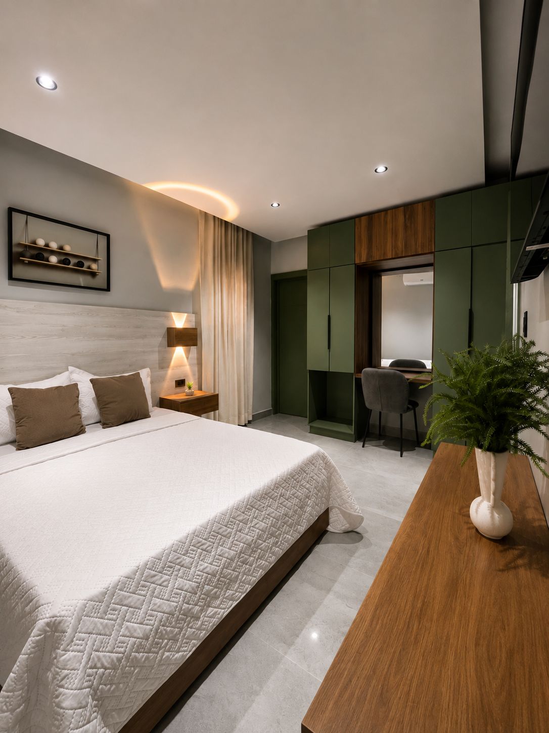 Wifi gratis y ropa de cama
