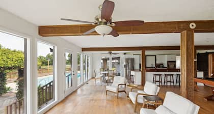 5-acre Historic Home With Pool Fishing Pond Game Room Outdoor Bar