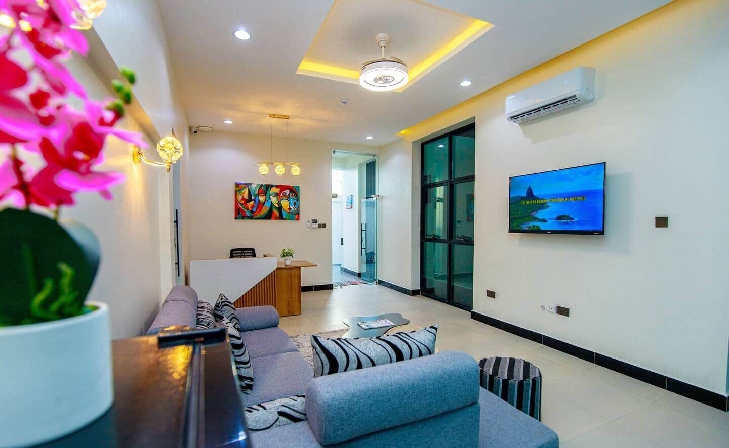 Reception area