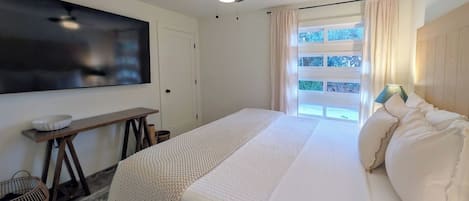 Iron/ironing board, travel crib, WiFi (free), bed sheets