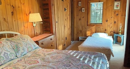 Paupack Point Wallenpaupack Lakefront Log Home - 3 bedrooms + Central AC