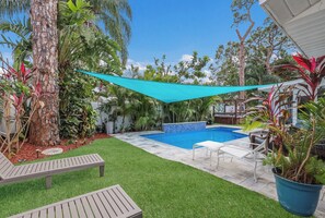 Pool - Spacious 4-bedroom house 10 mins drive to  Bradenton beach with pool (Bradenton)