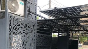 تفاصيل الفندق من الخارج