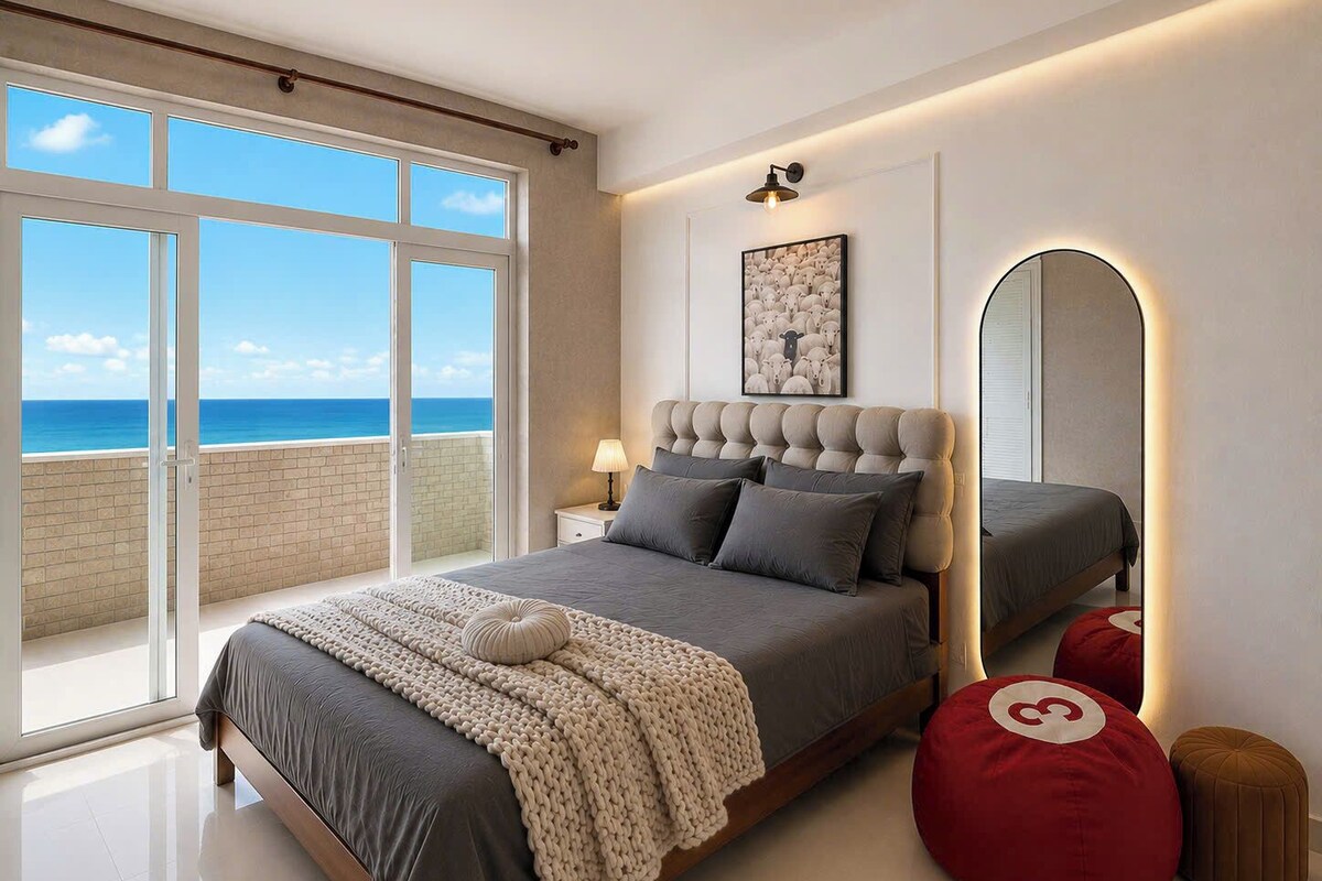Deluxe Apartment, Balcony, Beach View (1506) | Bar mini, langsir/tirai gelap terus, seterika/papan seterika 