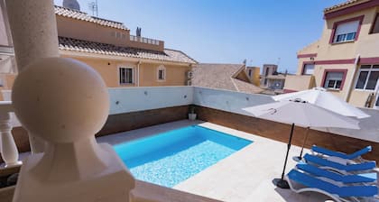Family home with a private pool in Bolnuevo