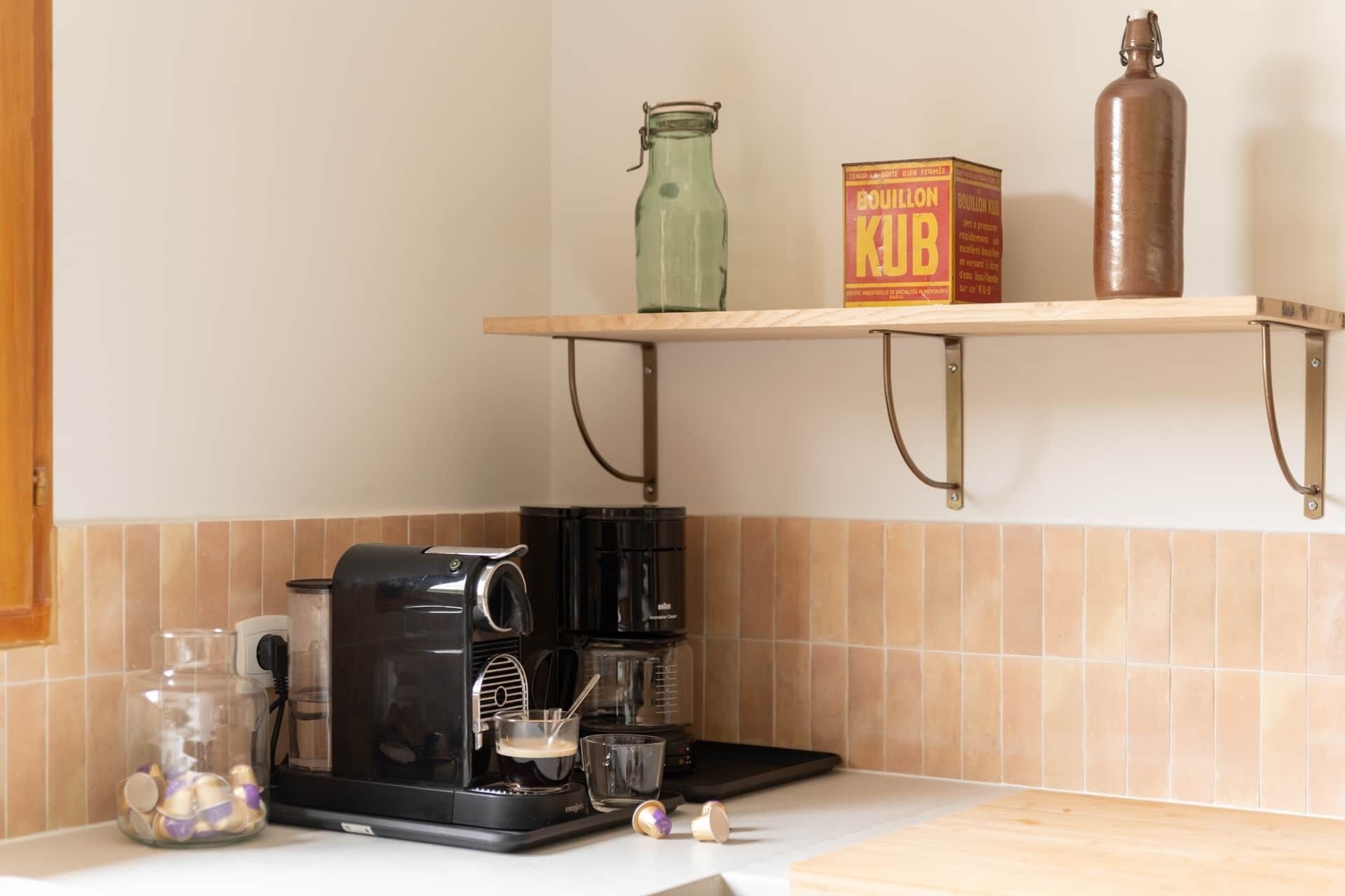 Macchina per tè/caffè, frigorifero, microonde, forno