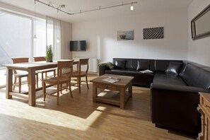 Living area - Holiday apartment in Norderney with Wi-Fi (Norderney)