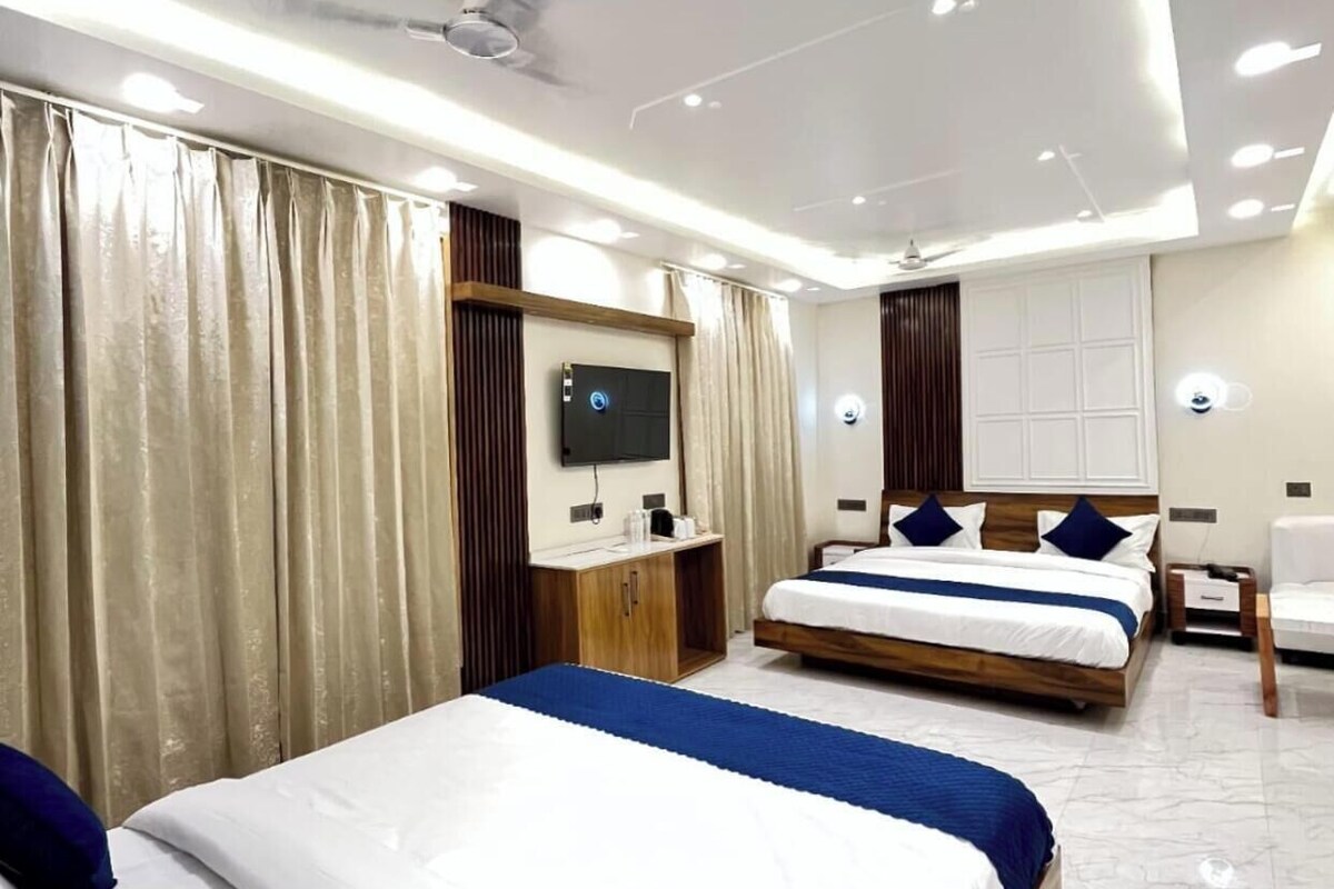 Kamar Quadruple Mewah, Pembersihan Kamar, tepi gunung | Wi-Fi gratis