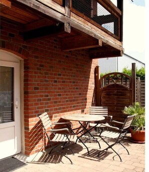 Outdoor dining - "PROVENCE" in the half-timbered house in Waren (Waren)