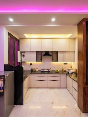 Private kitchen - 1BHK Flat | Near Jaipur Airport (Jaipur)