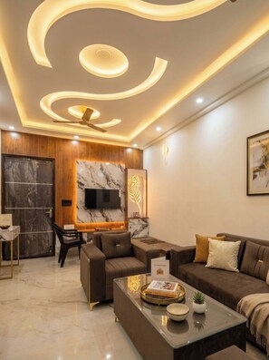 Living area - 1BHK Flat | Near Jaipur Airport (Jaipur)