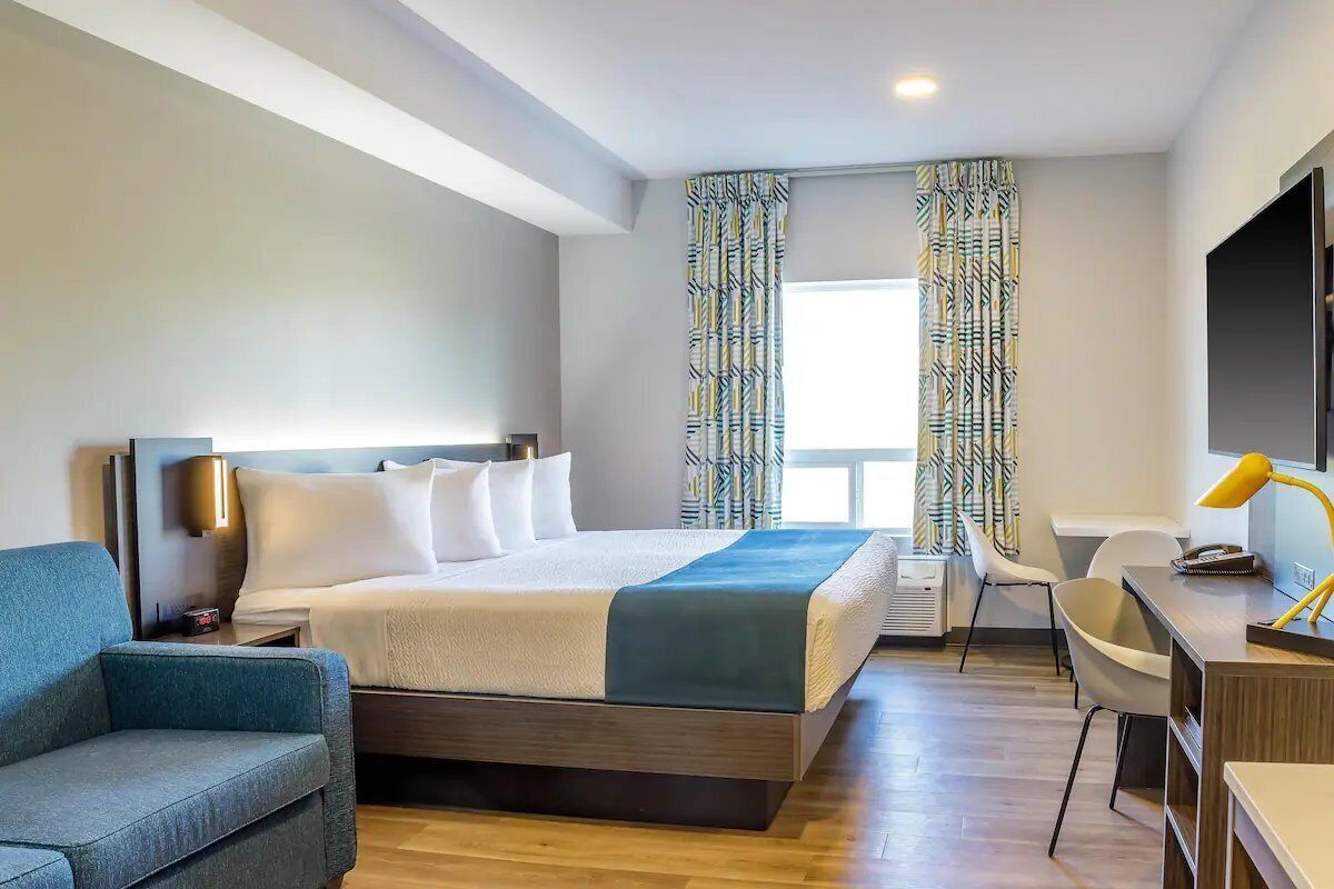 Bedroom. Interior and views may vary based on location and availability.