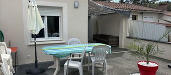 House for rent near Les Conches Beach (700 m)
