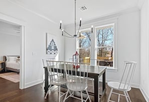 Dining - The Dutchman | 4BR, Deck, Firepit & Fireplace (Bella Vista)