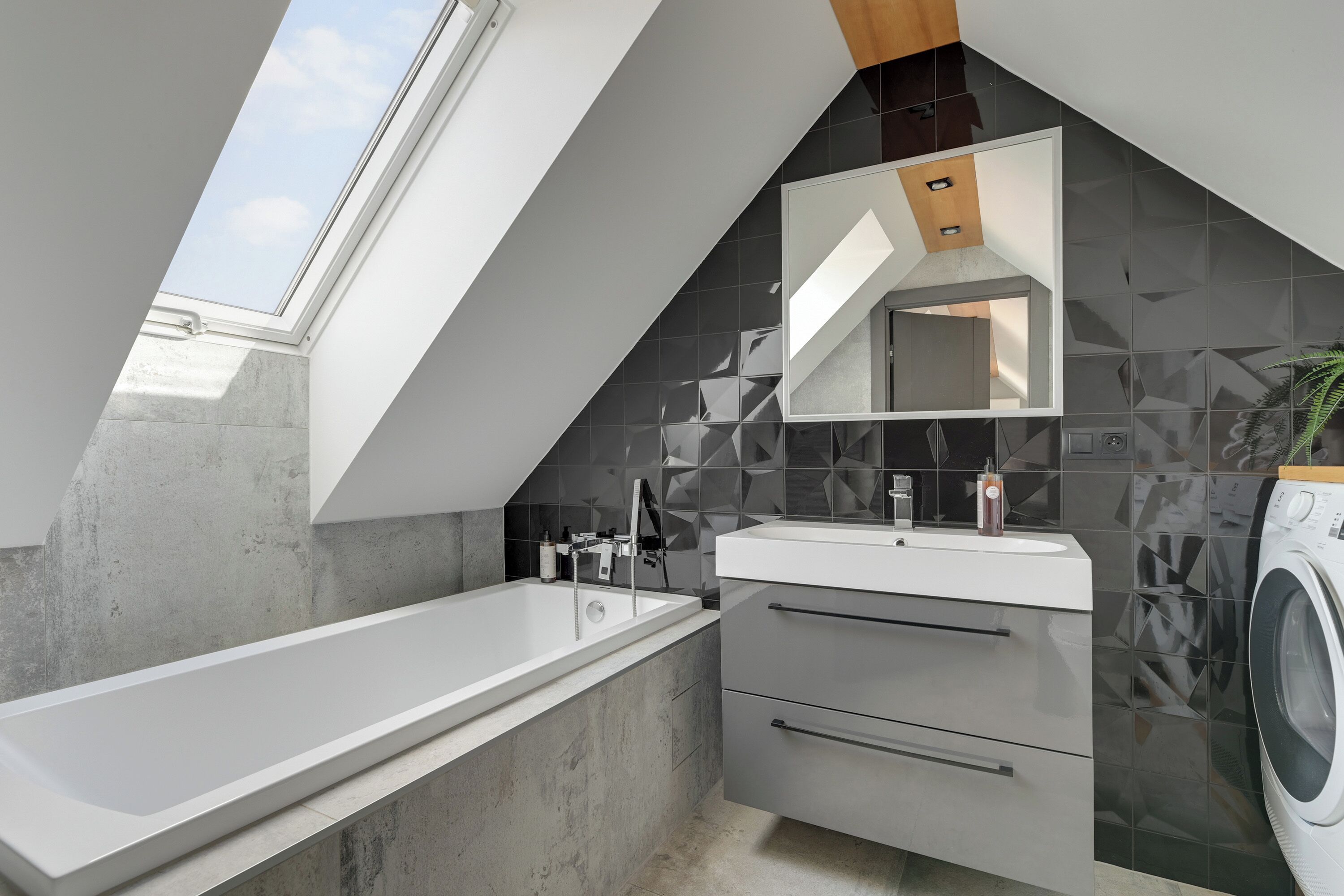 Leilighet – deluxe, aircondition, byutsikt | Bad