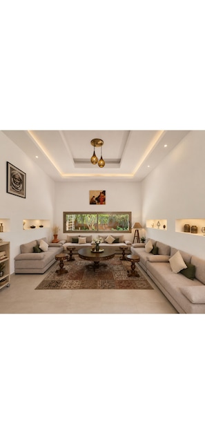 Fireplace - Golden Oasis Villa (Marrakesh-Safi)