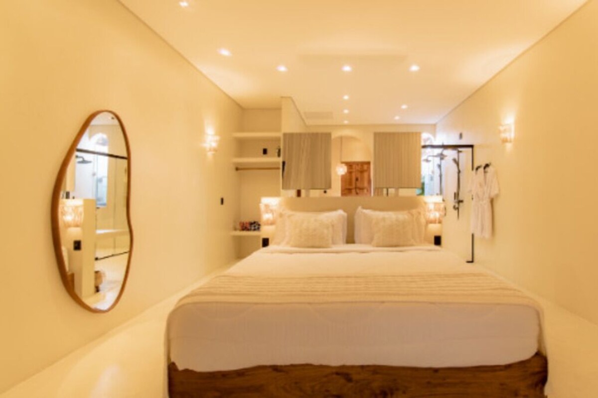 Comfort-bungalow - udsigt til have | Skrivebord, gratis Wi-Fi