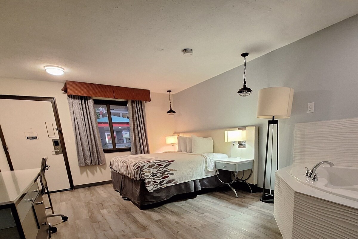 Singola Deluxe, 1 letto king, non fumatori, vista lago | Postazione laptop, Wi-Fi