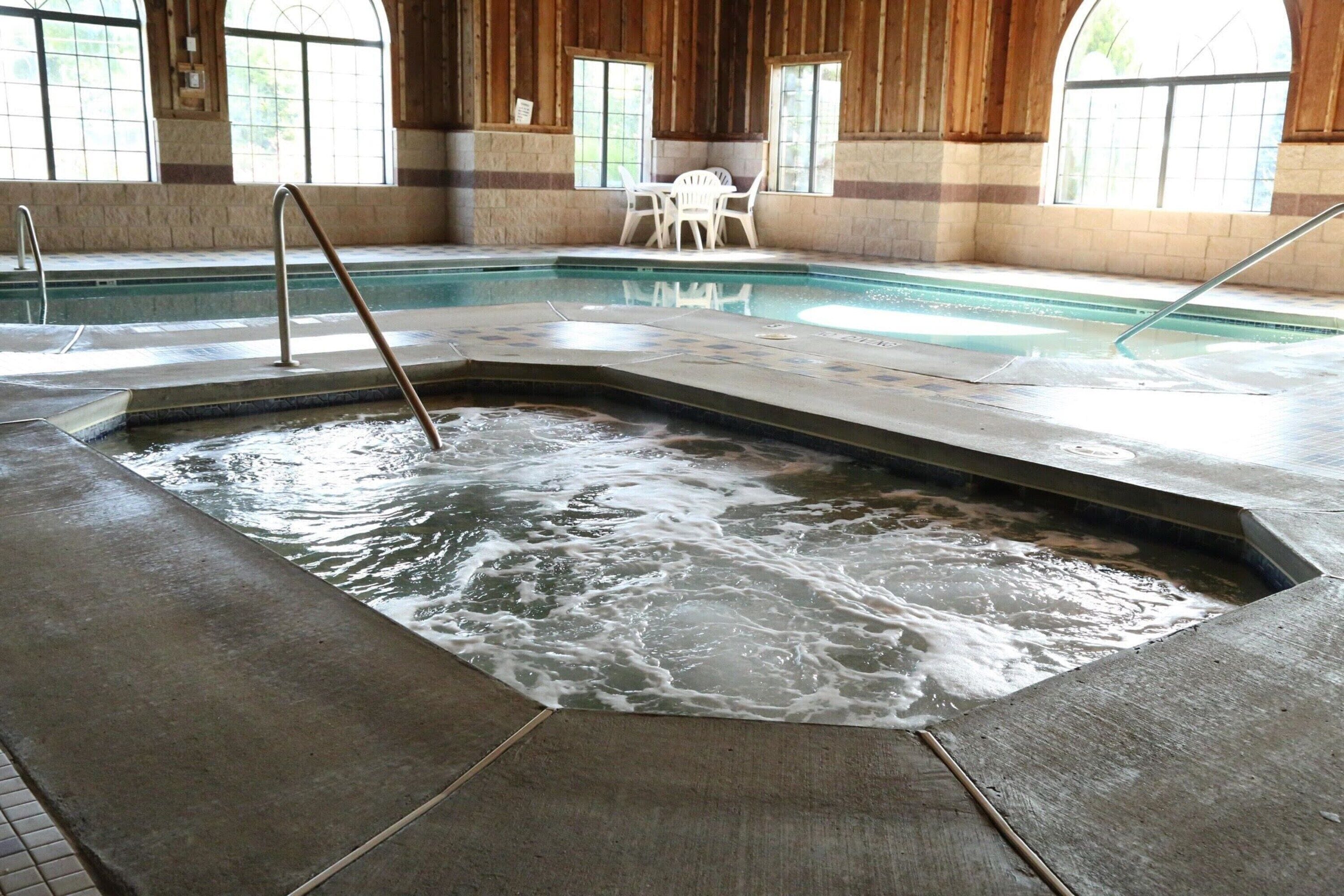 Indoor pool, a heated pool