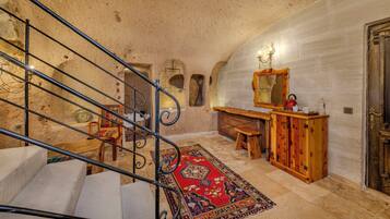 Exclusieve suite, uitzicht op de binnenplaats | Interieur