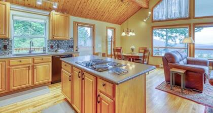 Updated Eastsound Home with Stunning Mountain and Ocean Views