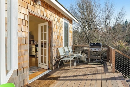 Classic Farmhouse with Front Porch and Sunset Views near Town