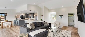 Coastal Coupeville Retreat with Water Views, Deck and Private Yard - Dogs Welcomed!