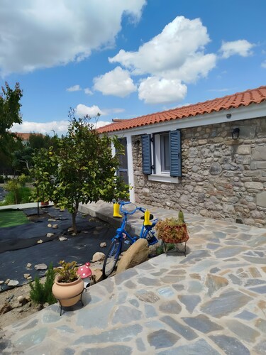 Holiday Home 'Lilly Of Lemnos' with Shared Terrace, Private Garden and Air Conditioning