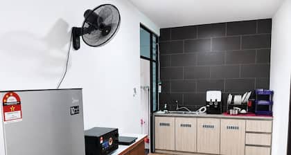 Spacious 3-bedroom apartment with AC in Kuching
