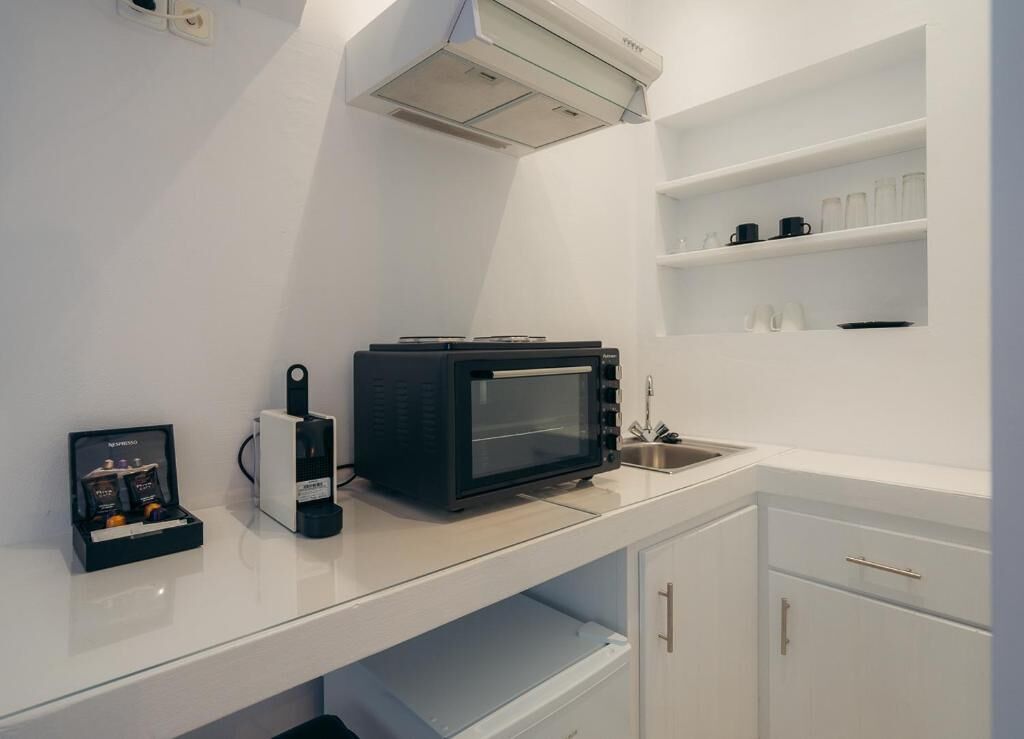 Estudio Deluxe, vistas al jardín | Cocina privada