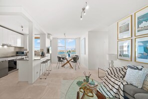 Living area - Penthouse Near Taronga Zoo w/ Iconic Harbour Views (Mosman)