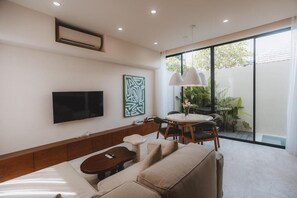 วิลล่า, 1 ห้องนอน, สระว่ายน้ำส่วนตัว | บริเวณนั่งเล่น