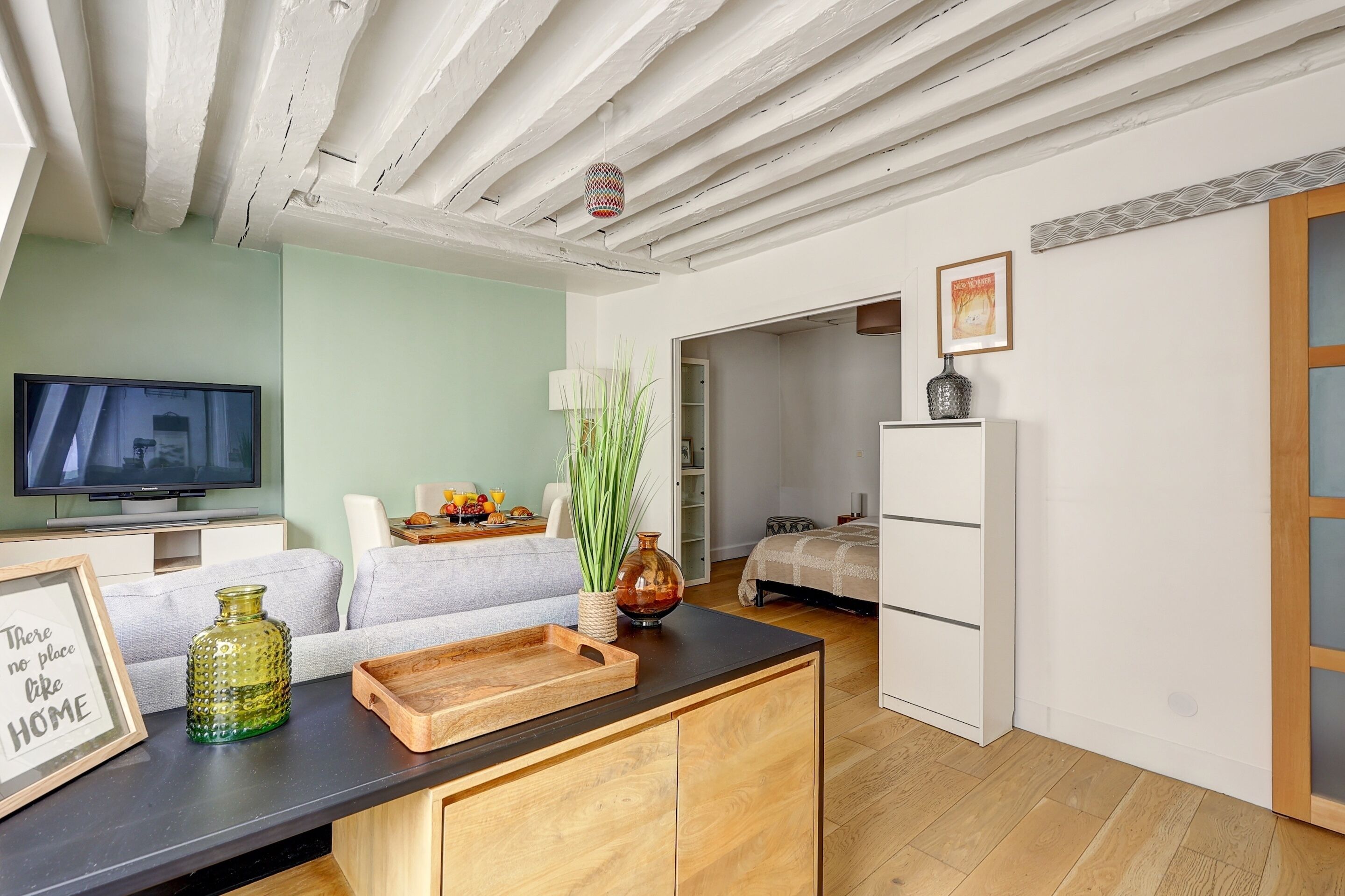 Apartamento City, 1 cama doble con sofá cama, no fumadores | Zona de estar