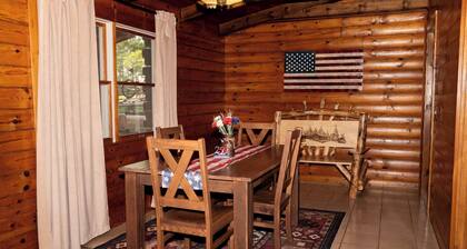 Private Log Cabin Retreat with all Amenities in Greene, NY.
