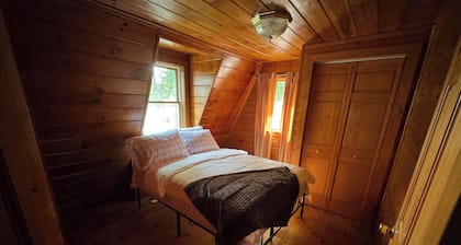 Private Log Cabin Retreat with all Amenities in Greene, NY.