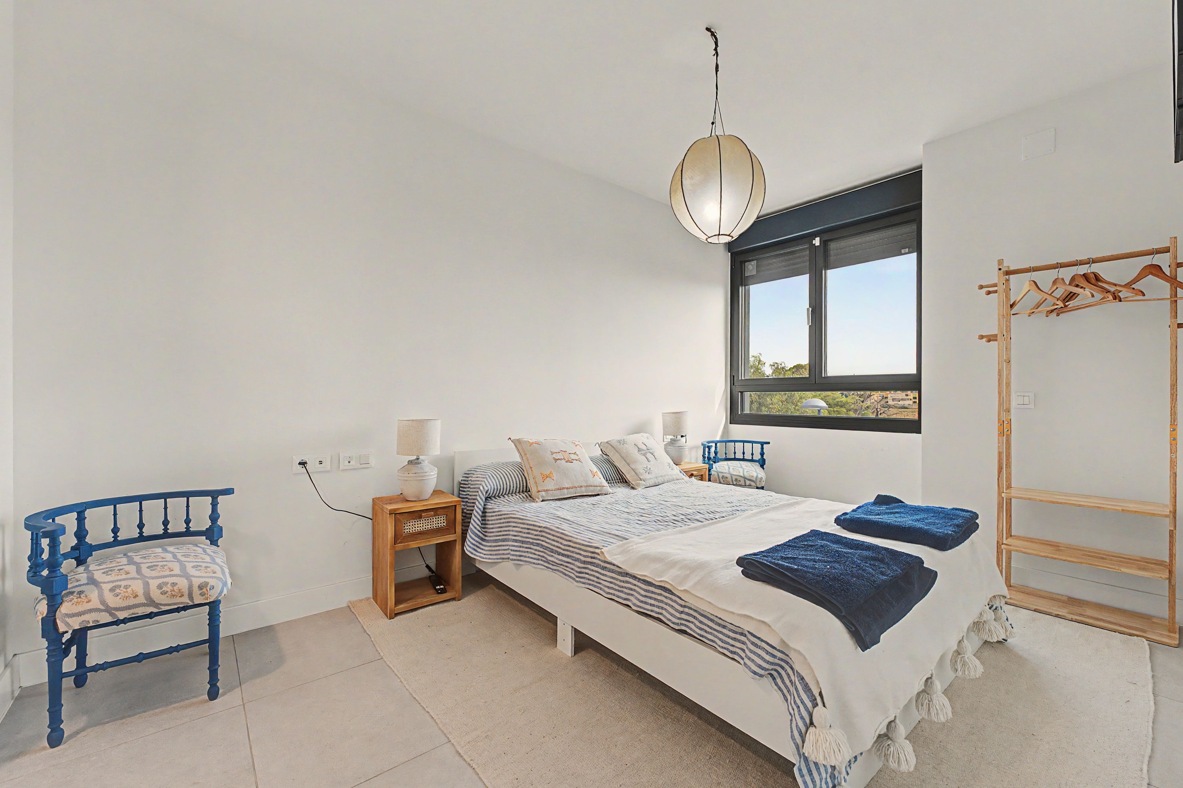 2 bedrooms, iron/ironing board