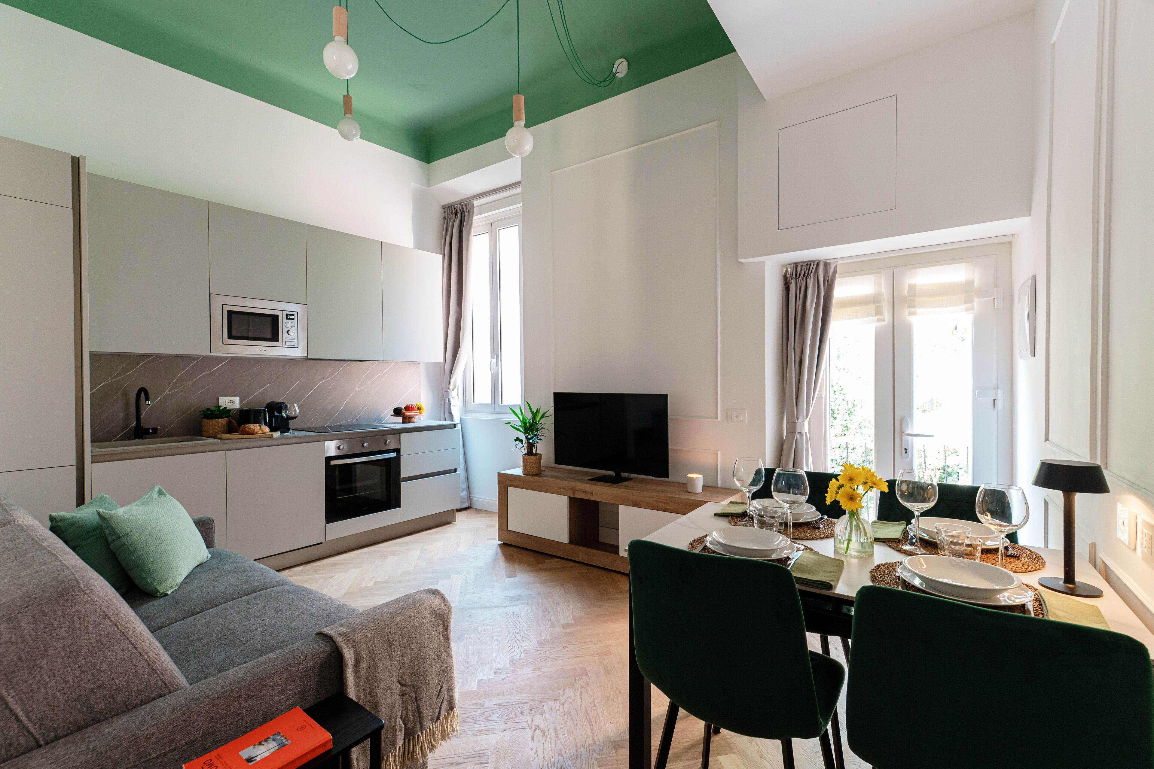 Departamento, balcón | Área de sala de estar