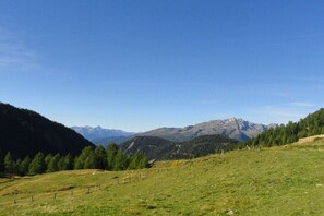 A mountainous landscape with a clear sky. - Alpine hut in Mörtschach with barbecue (Mörtschach)