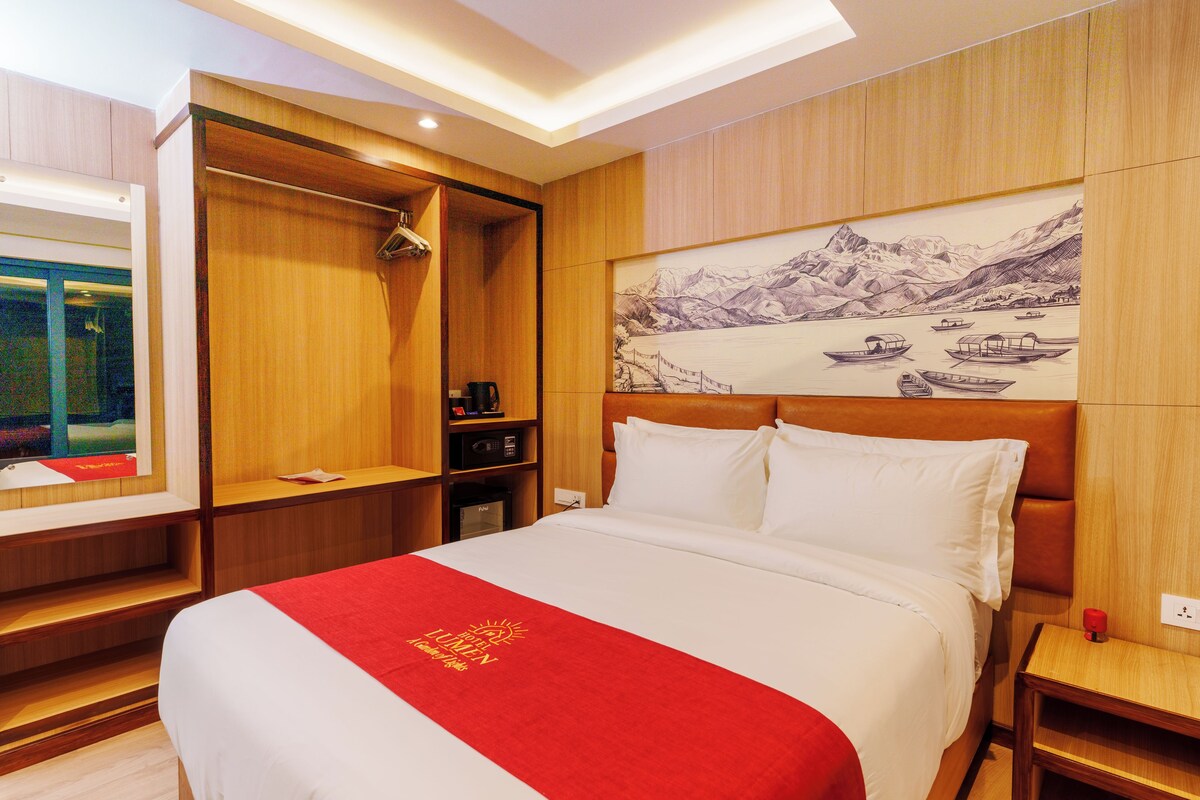 Deluxe Double Room, Garden View | Down comforters, memory foam beds, minibar, in-room safe