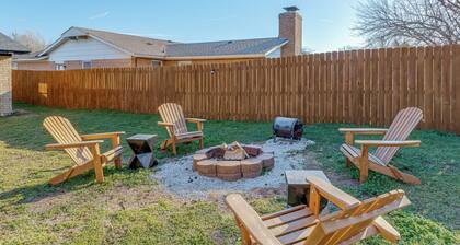 3-bedroom home in charming Midwest City with AC and fitness room