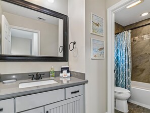 Bathroom - Bayview Pool Retreat | Private Pool + Stunning Views (Galveston)