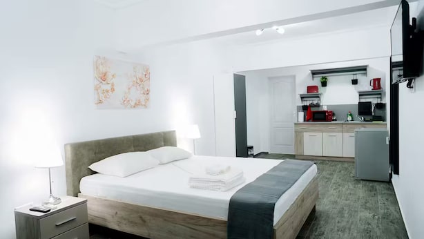 Room - Cozy 1-bedroom apartment in lovely București with Ac Mavie Studio 2 (București)
